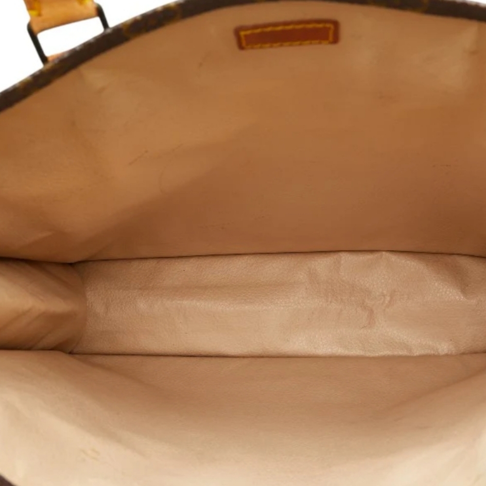 Louis Vuitton Monogram Sac Plat Tote Bag/ GUC - Picture 3 of 5